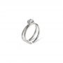 Anillo Doble Aro Cystal Victoria Cruz