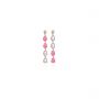 Pendientes Louis Largos Oro Rosa de Victoria Cruz