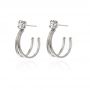 Pendientes MAIA Doble Criolla Crystal Victoria Cruz