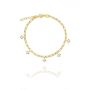 Pulsera Cadena Dorado